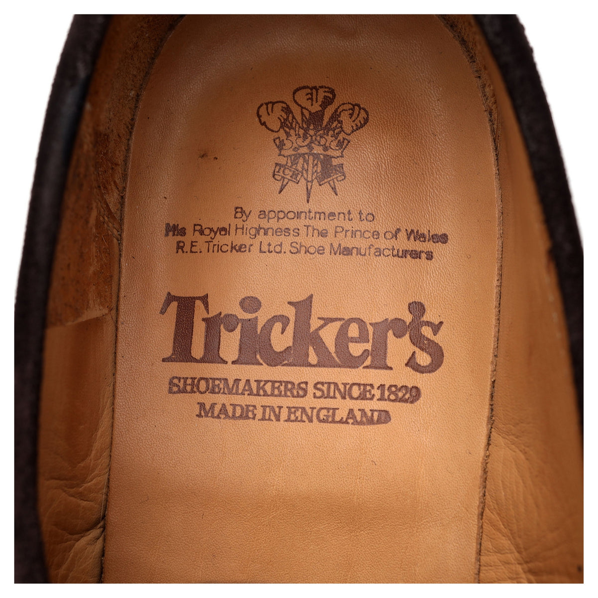 &#39;James&#39; Dark Brown Suede Loafers UK 7