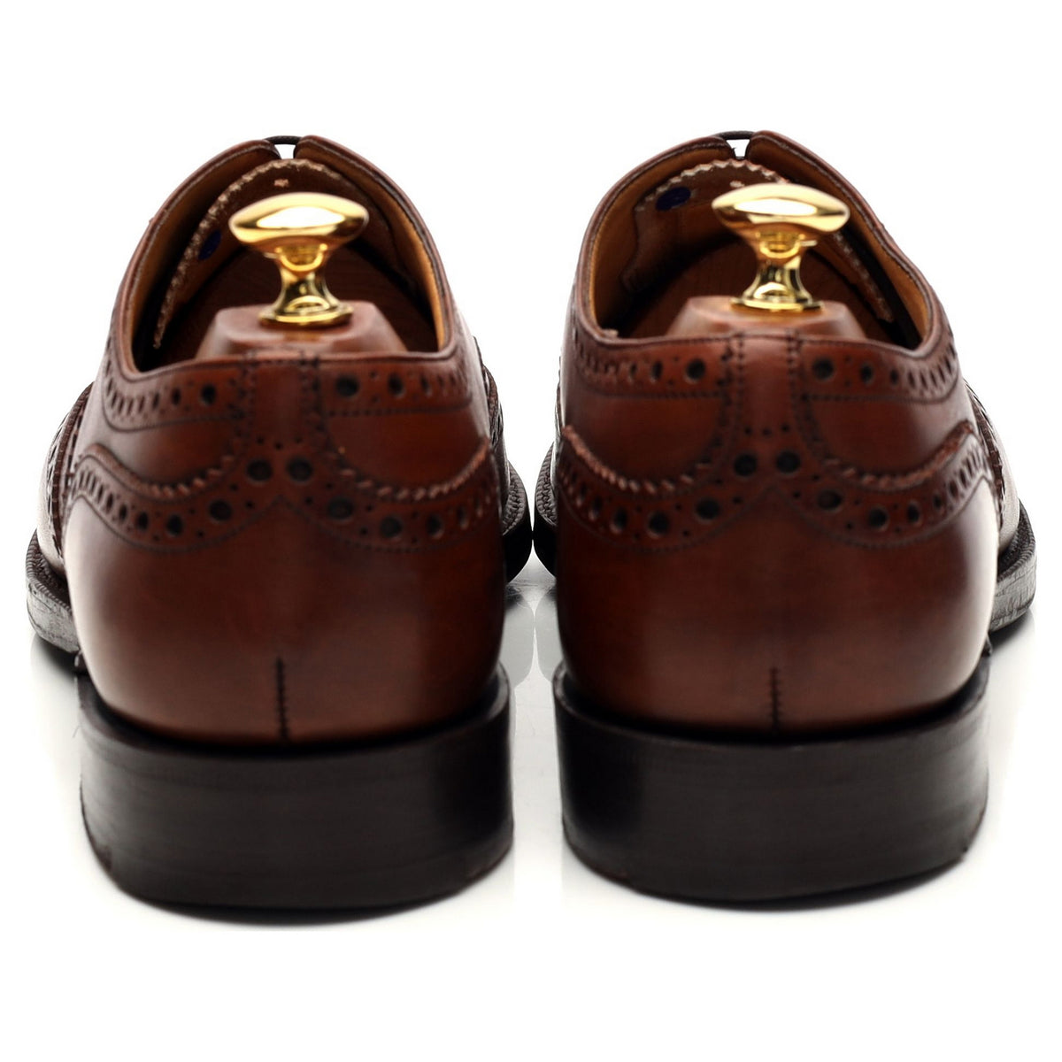 &#39;Attleborough&#39; Brown Leather Oxford Brogues UK 9 F