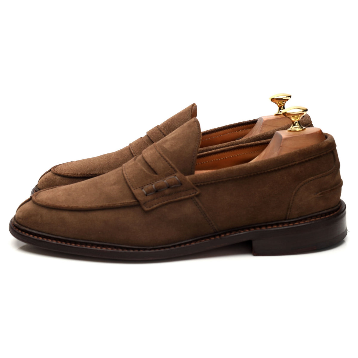 &#39;James&#39; Light Brown Suede Loafers UK 9