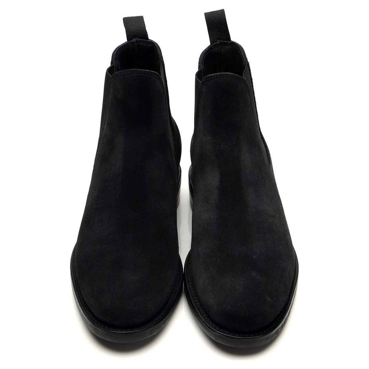 Black Suede Chelsea Boots UK 8