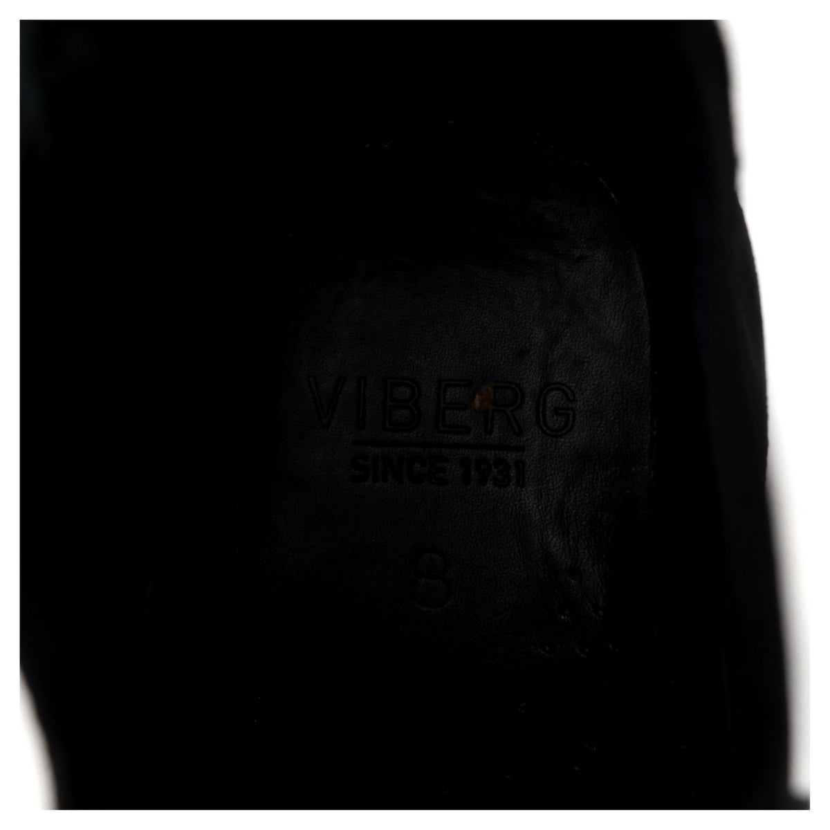 Black Suede Chelsea Boots UK 8