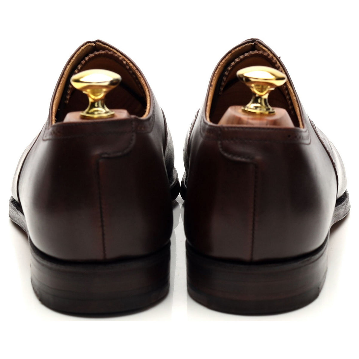 &#39;Moorgate&#39; Dark Brown Leather Oxford Brogue UK 8.5 EE