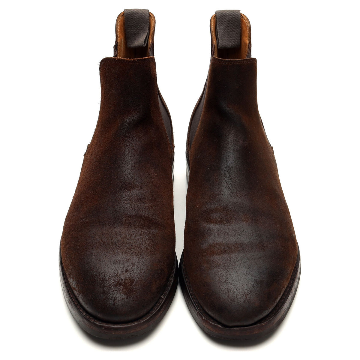 &#39;Chelsea 5&#39; Dark Brown Rough-Out Suede Chelsea Boots UK 7 E