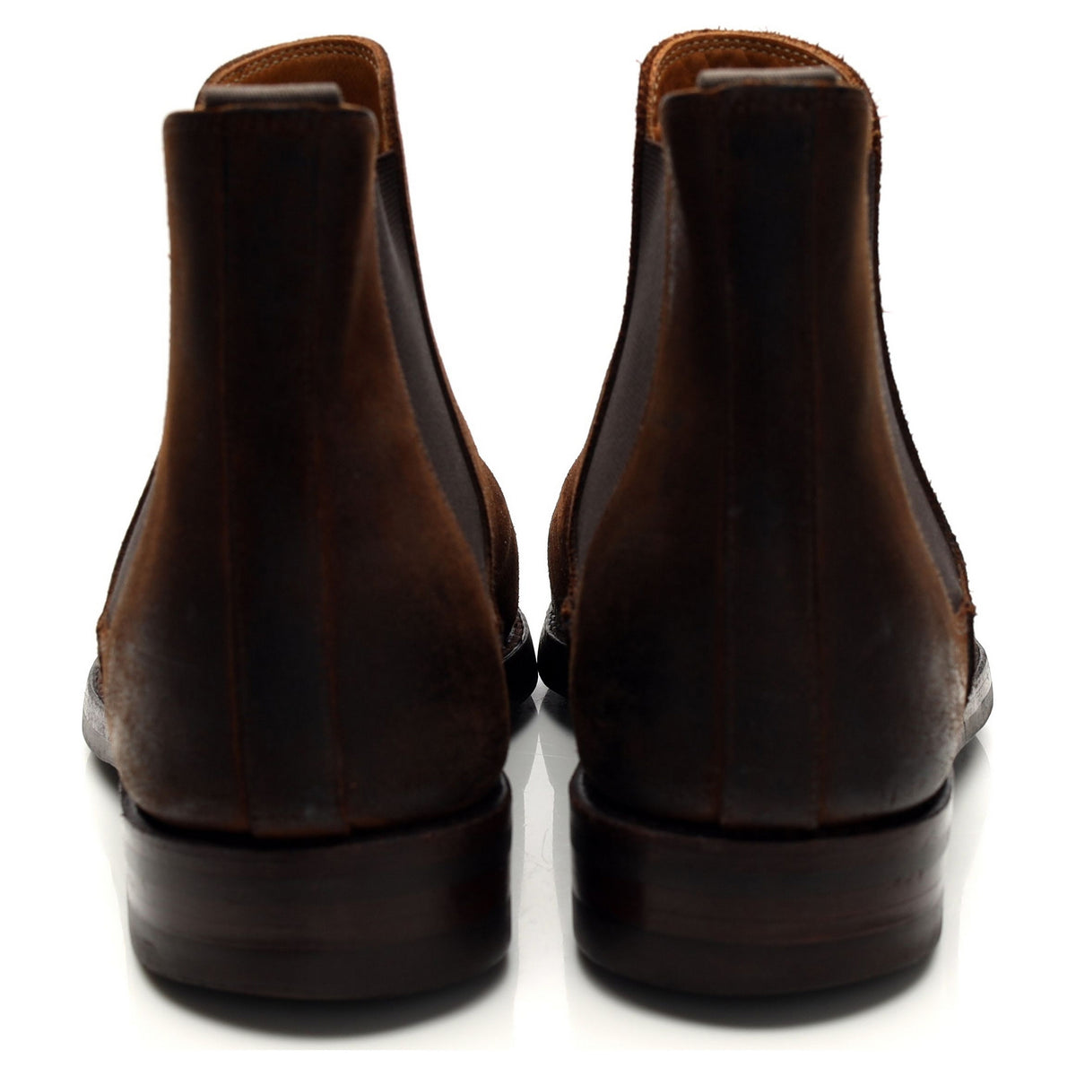 &#39;Chelsea 5&#39; Dark Brown Rough-Out Suede Chelsea Boots UK 7 E