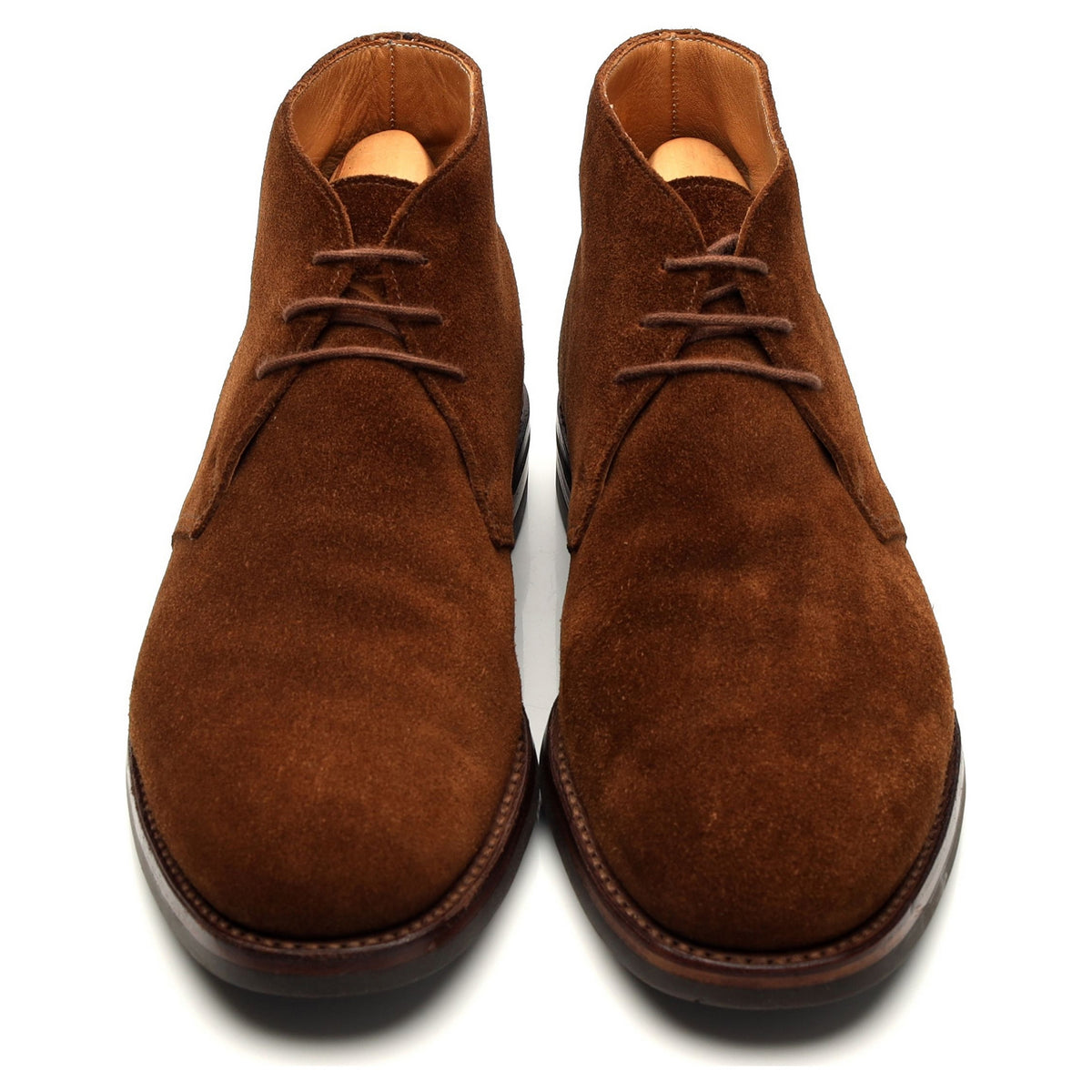&#39;Chiltern&#39; Snuff Brown Suede Chukka Boots UK 9 E