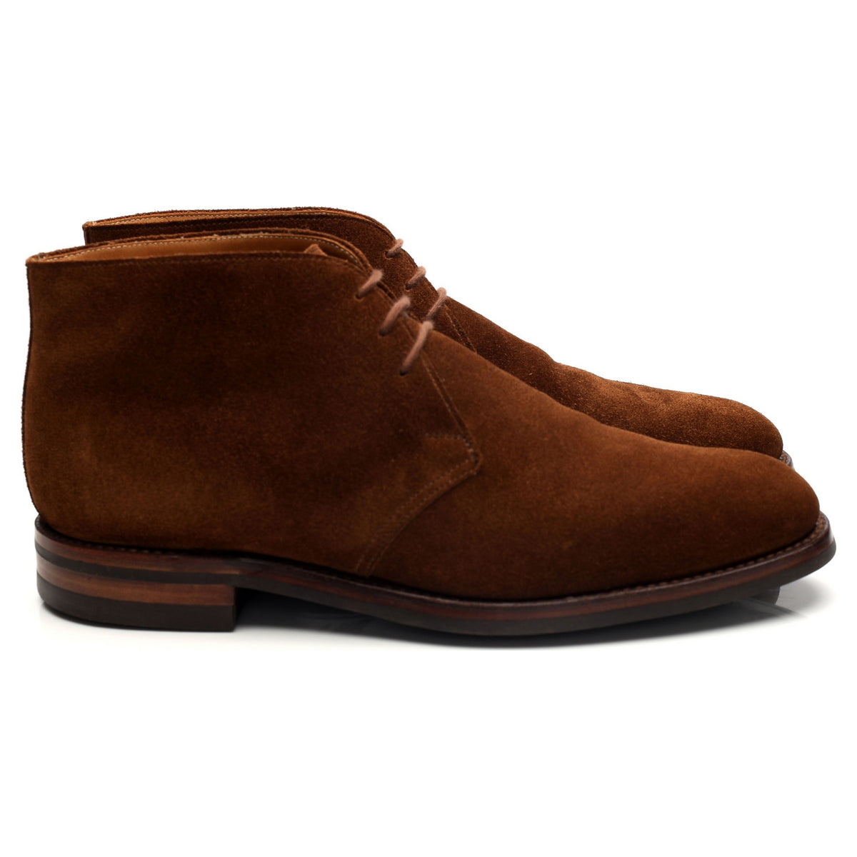 &#39;Chiltern&#39; Snuff Brown Suede Chukka Boots UK 9 E