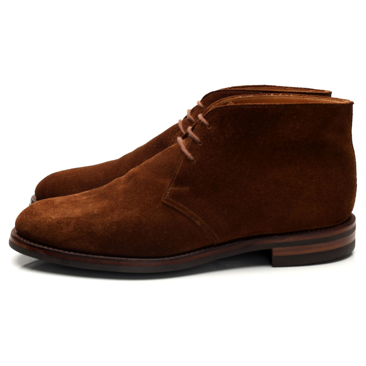 &#39;Chiltern&#39; Snuff Brown Suede Chukka Boots UK 9 E