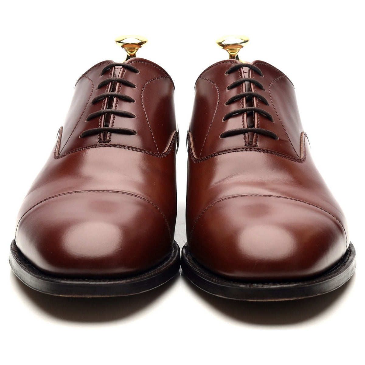 Shipton &amp; Heneage &#39;Edmonton&#39; Brown Leather Oxford UK 8 F