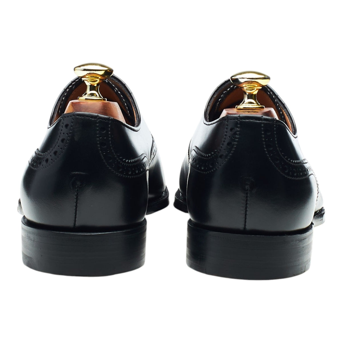'2873' Black Leather Oxford Brogues UK 7.5 G