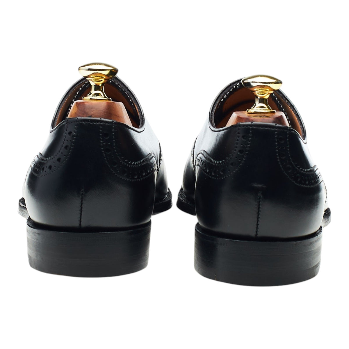 '2873' Black Leather Oxford Brogues UK 7.5 G
