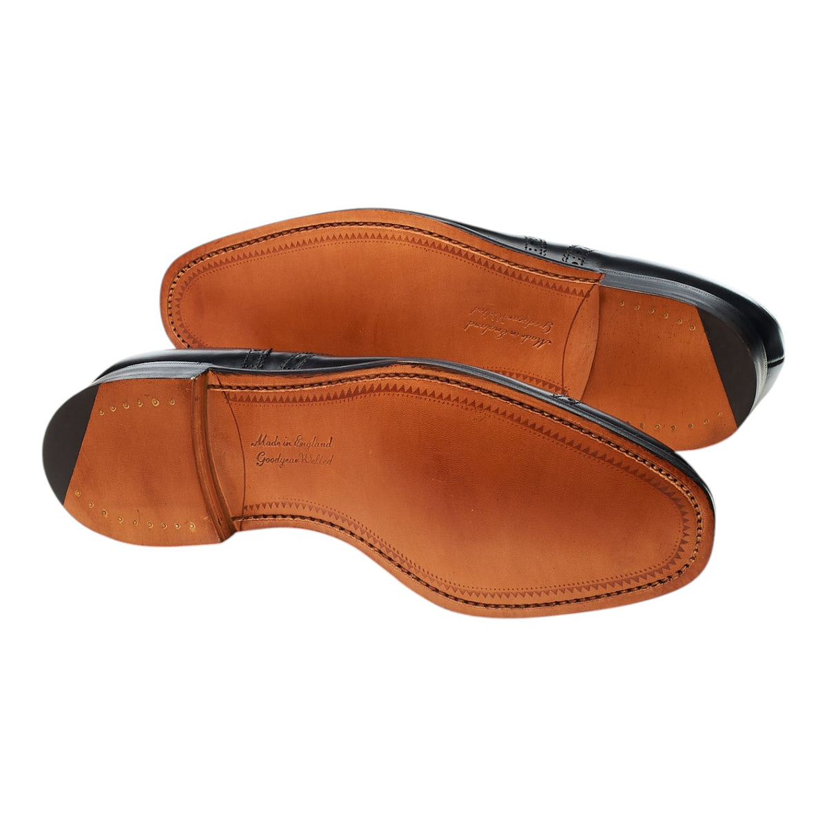 '2873' Black Leather Oxford Brogues UK 7.5 G