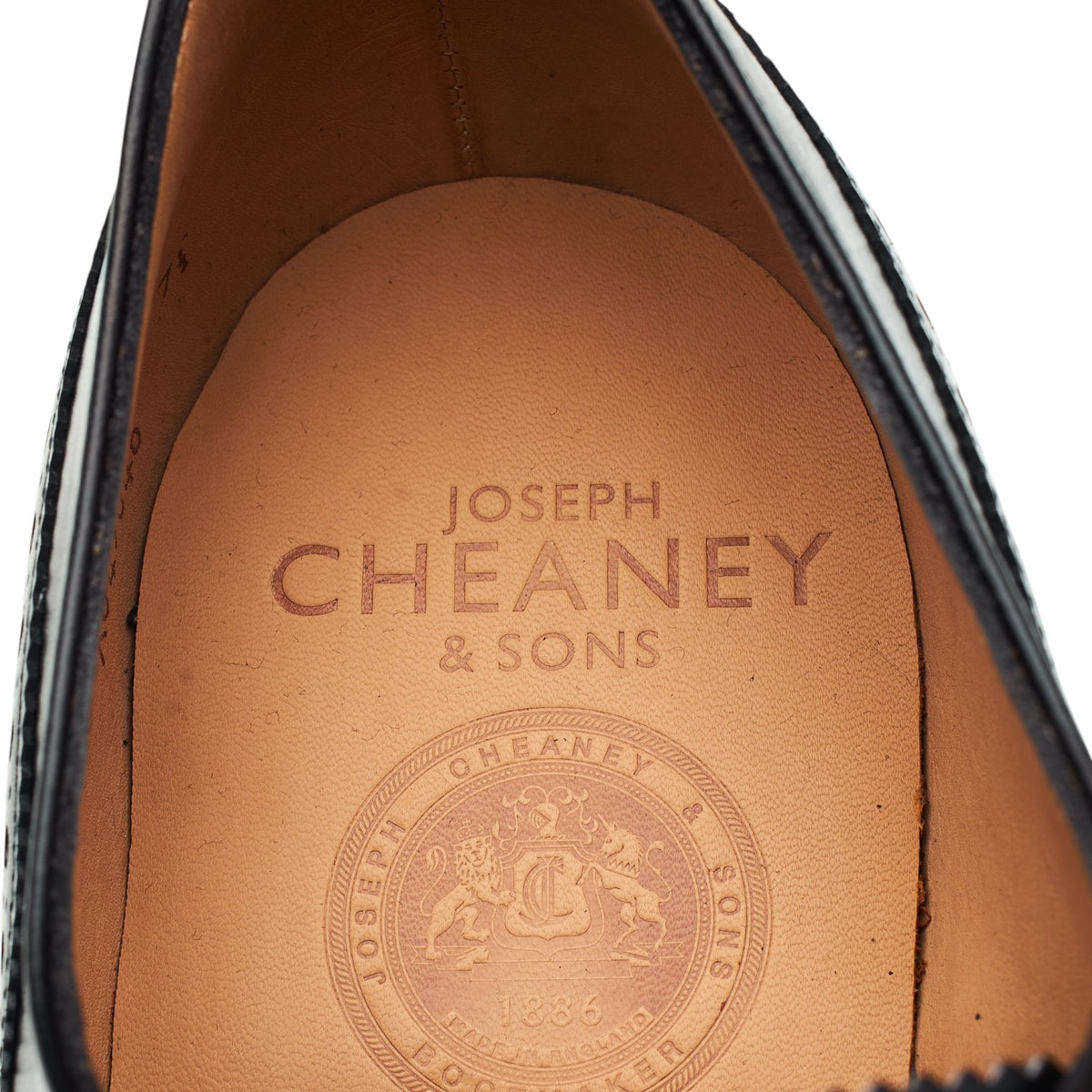 '2873' Black Leather Oxford Brogues UK 7.5 G