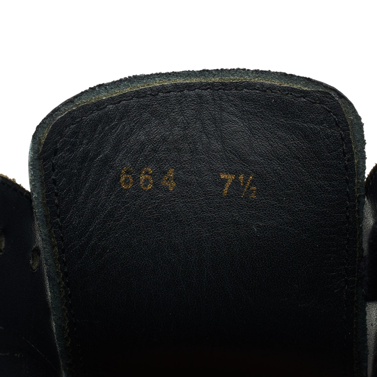 'Edinburgh' Black Leather Derby Brogues UK 7.5 F
