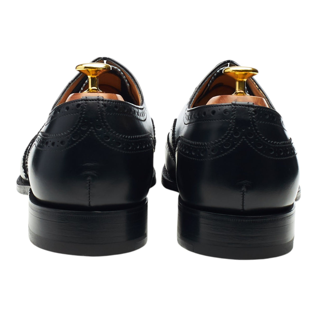 'Chetwynd' Black Leather Oxford Brogues UK 8.5 G