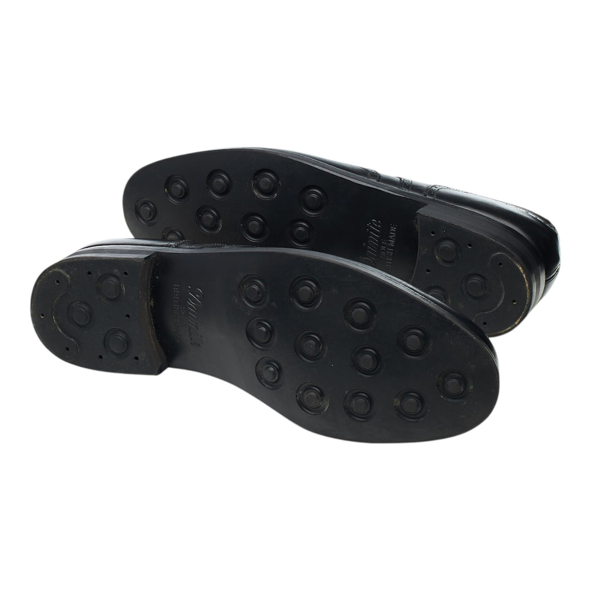 'Budapest' Black Leather Derby Brogues UK 11 EU 45