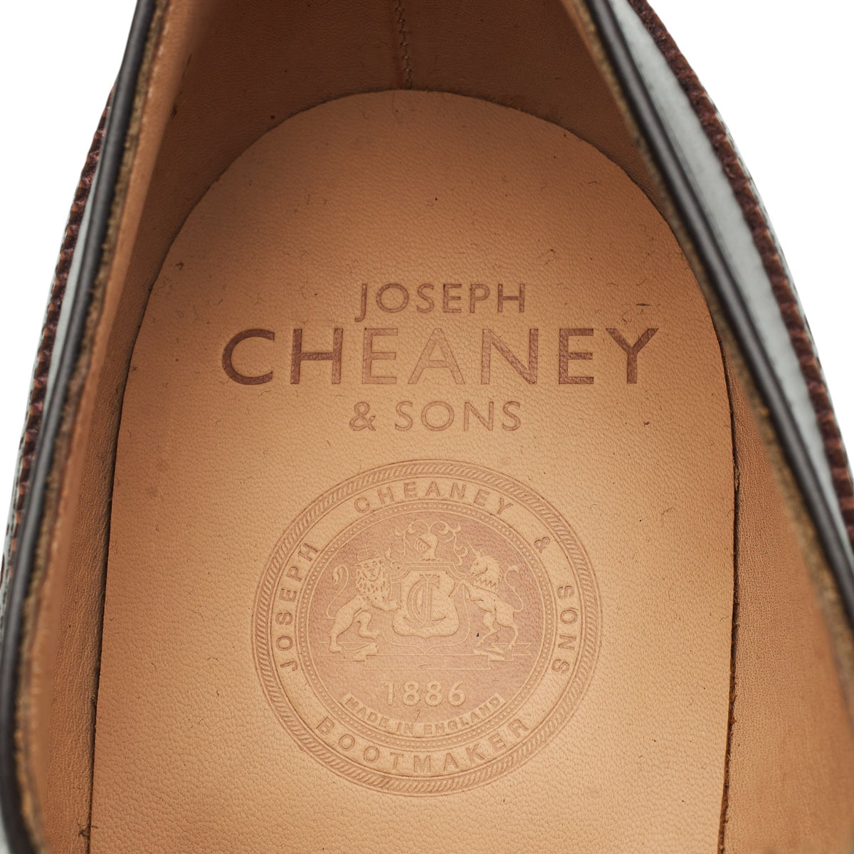'2873' Dark Brown Leather Oxford Brogues UK 7.5 G