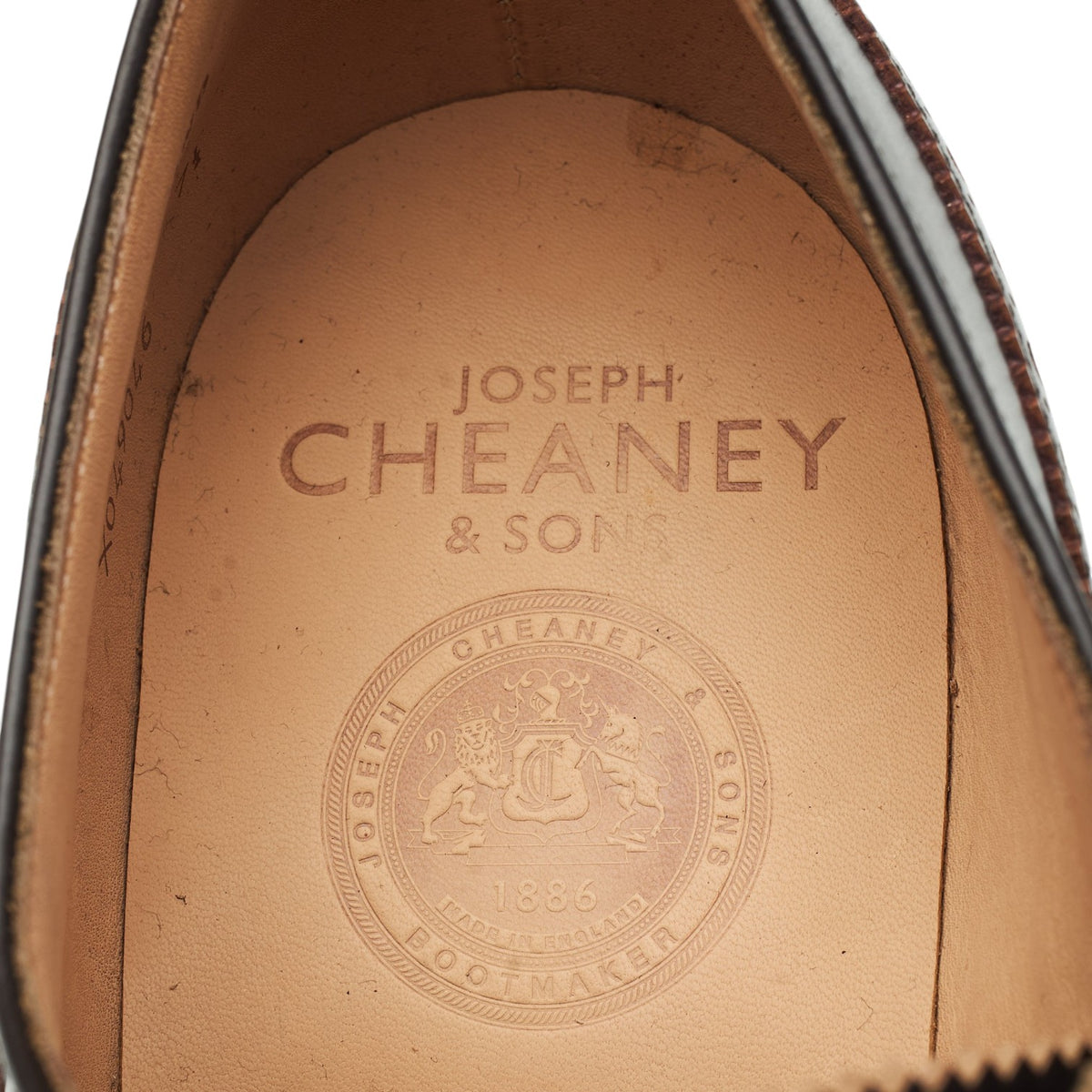 '2873' Dark Brown Leather Oxford Brogues UK 7.5 G