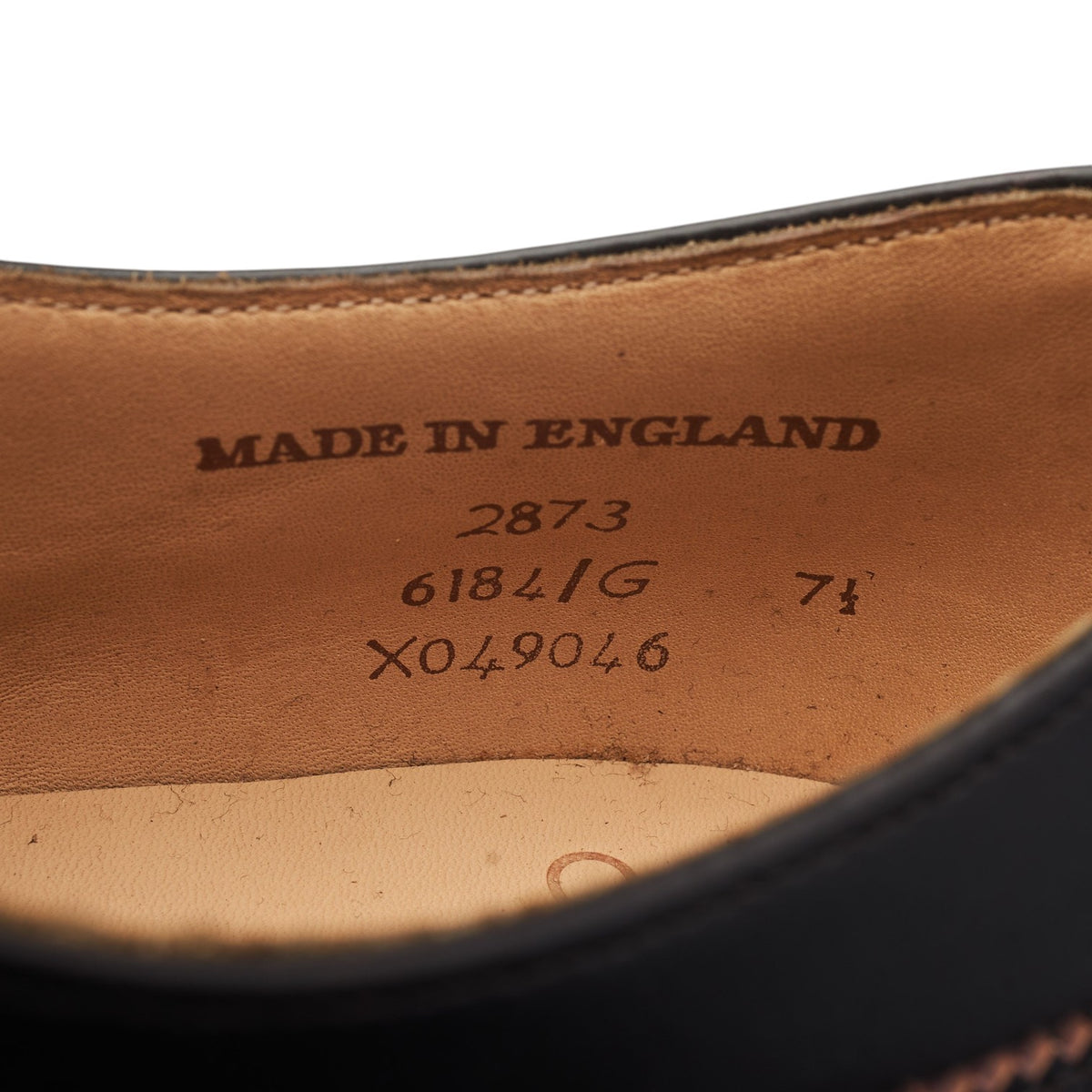'2873' Dark Brown Leather Oxford Brogues UK 7.5 G