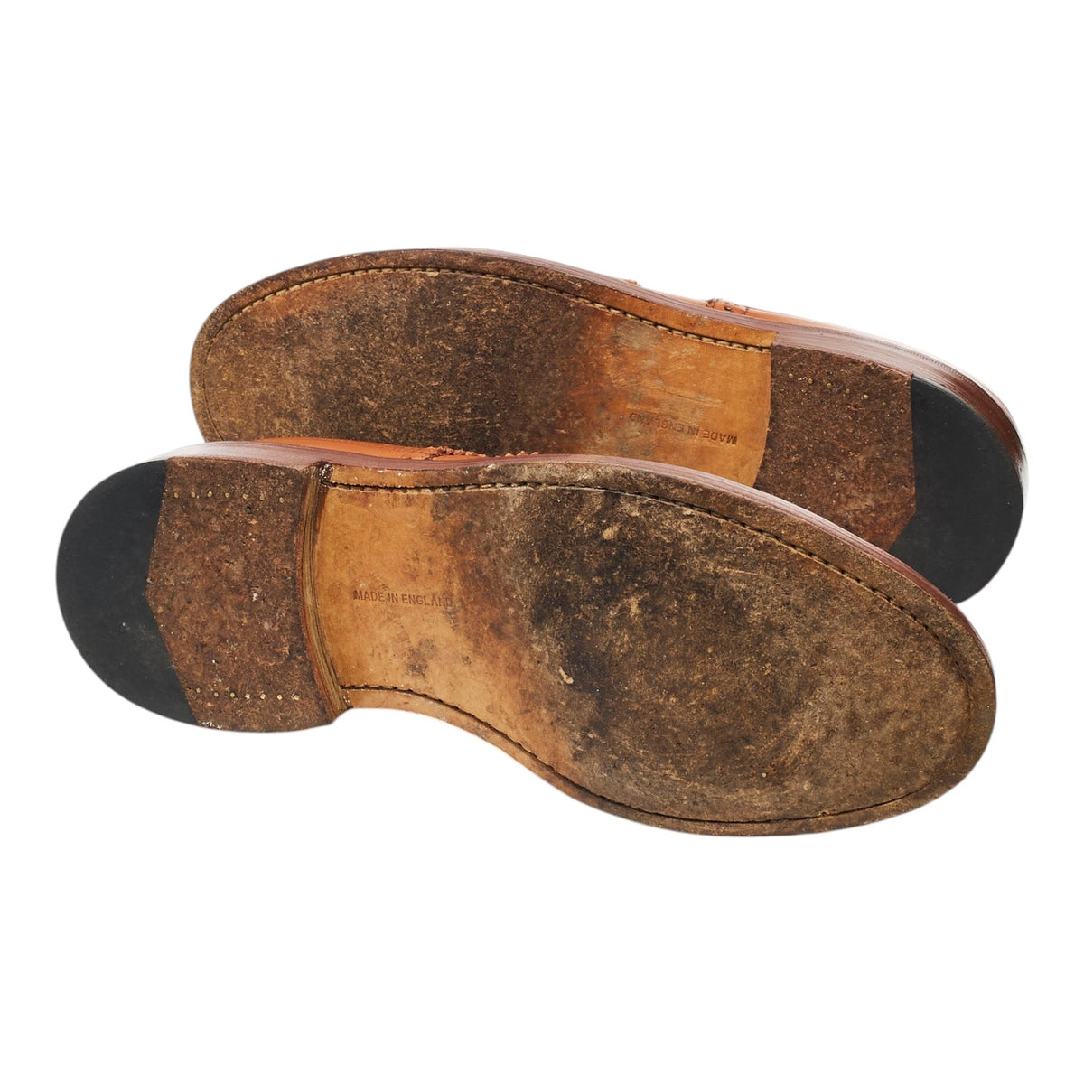 'Keswick' Tan Brown Leather Derby Brogues UK 8.5