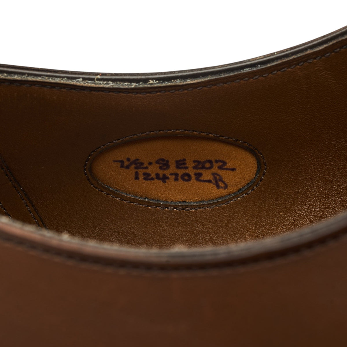 'Chelsea' Brown Leather Oxford UK 7.5 E