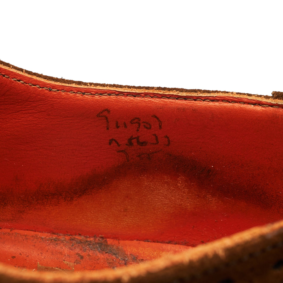 'Bourton' Snuff Brown Suede Derby Brogues UK 7