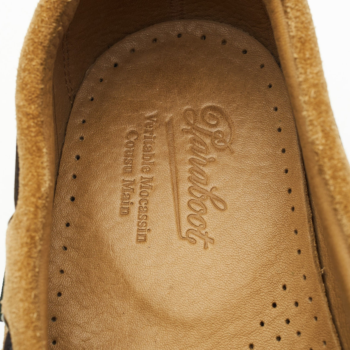 'Barth' Beige Suede Boat Shoes UK 9.5