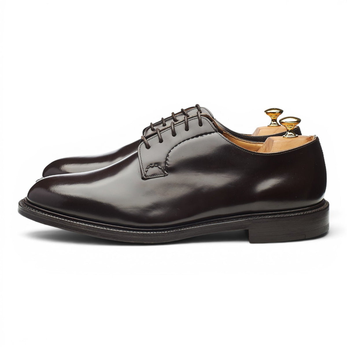 'Shannon' Dark Brown Leather Derby UK 12 G