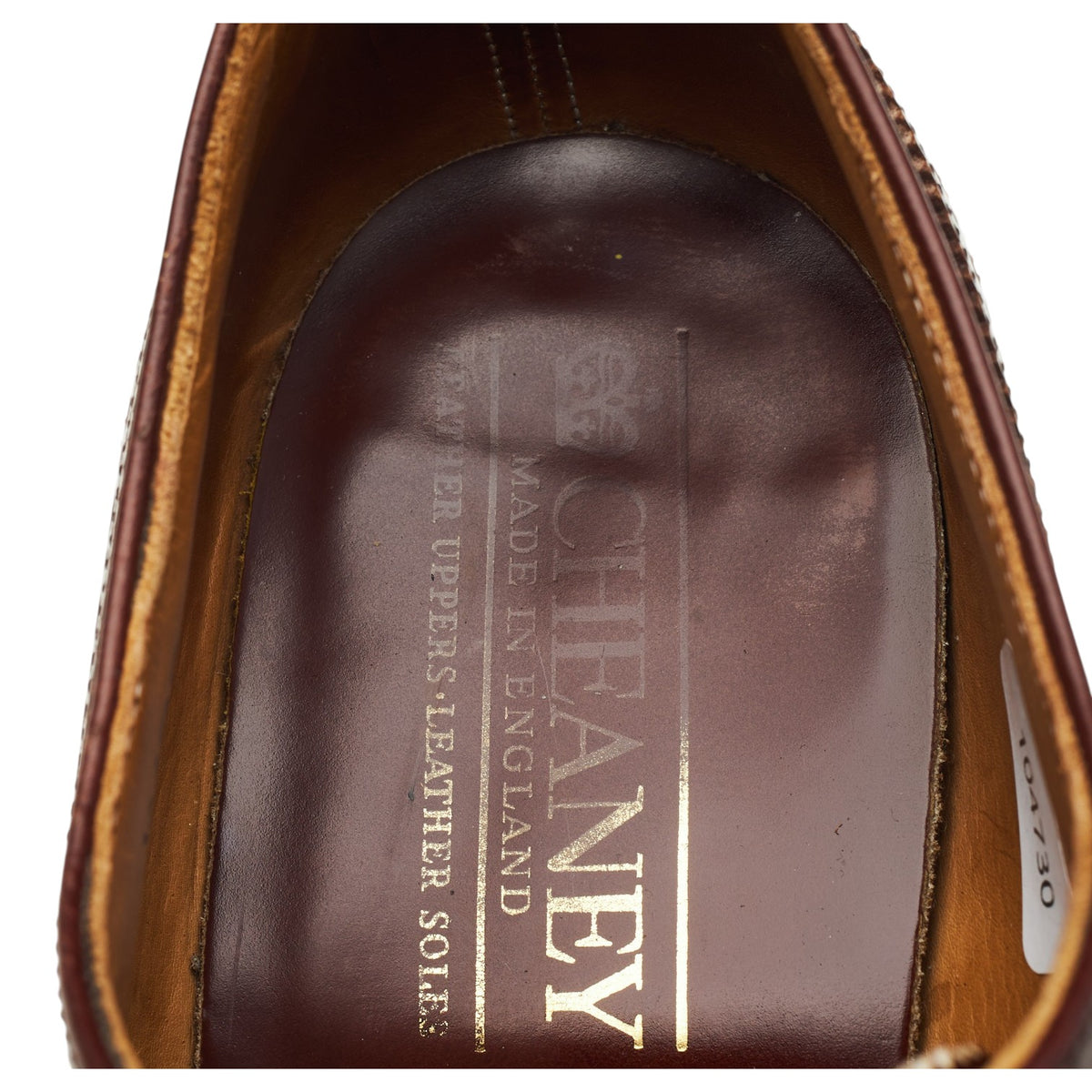 'Woodstock' Brown Leather Oxford Brogues UK 6.5 F