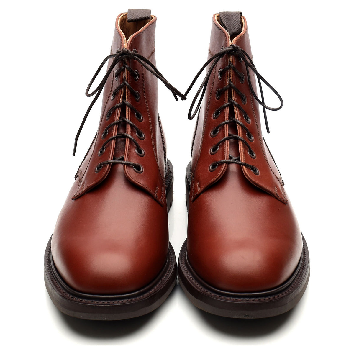 &#39;Kelso&#39; Brown Leather Boots UK 9 F