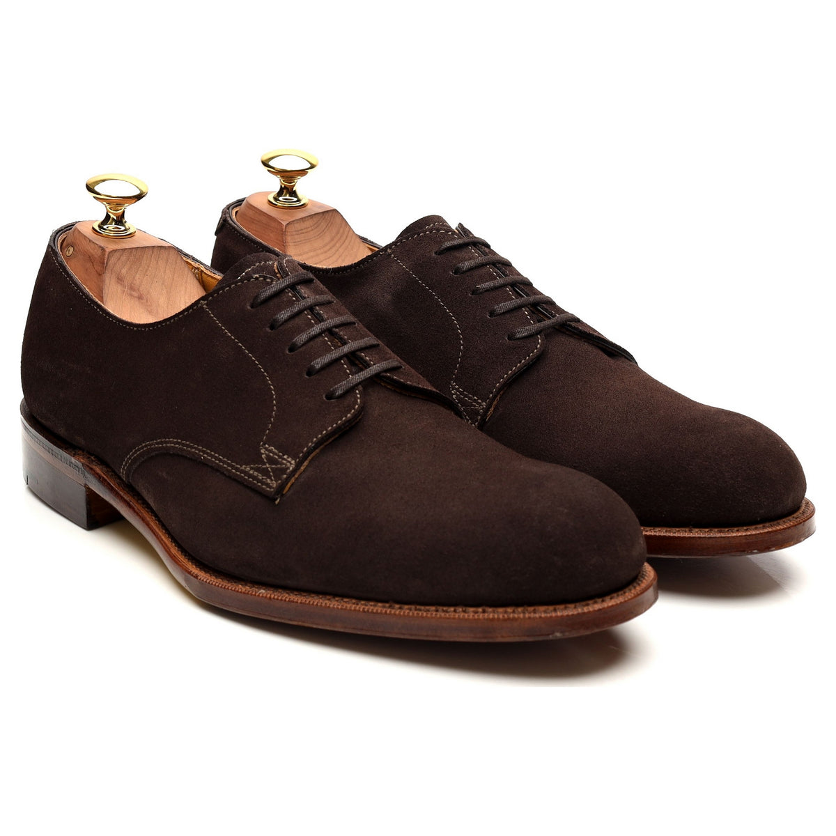 &#39;Rosebery&#39; Brown Suede Derby UK 7 F