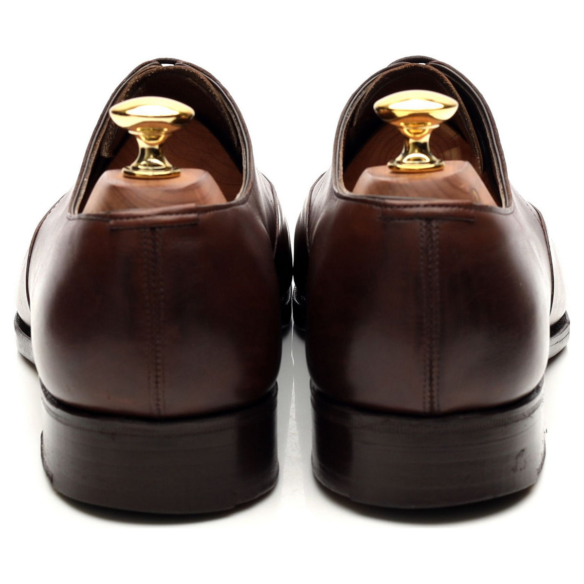 &#39;Chelsea&#39; Dark Brown Leather Oxford UK 6 F