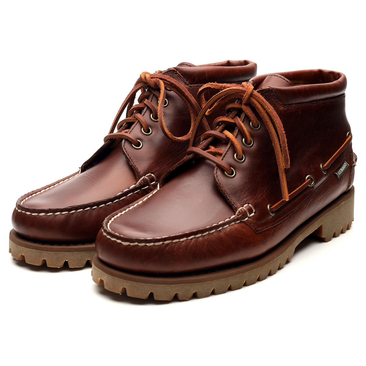 &#39;Ranger&#39; Brown Leather Boots UK 9
