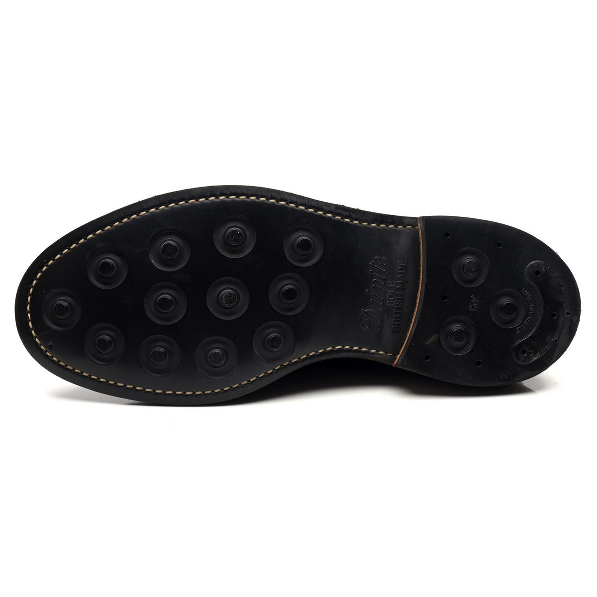 &#39;Bourton&#39; Navy Blue Leather Derby UK 7.5
