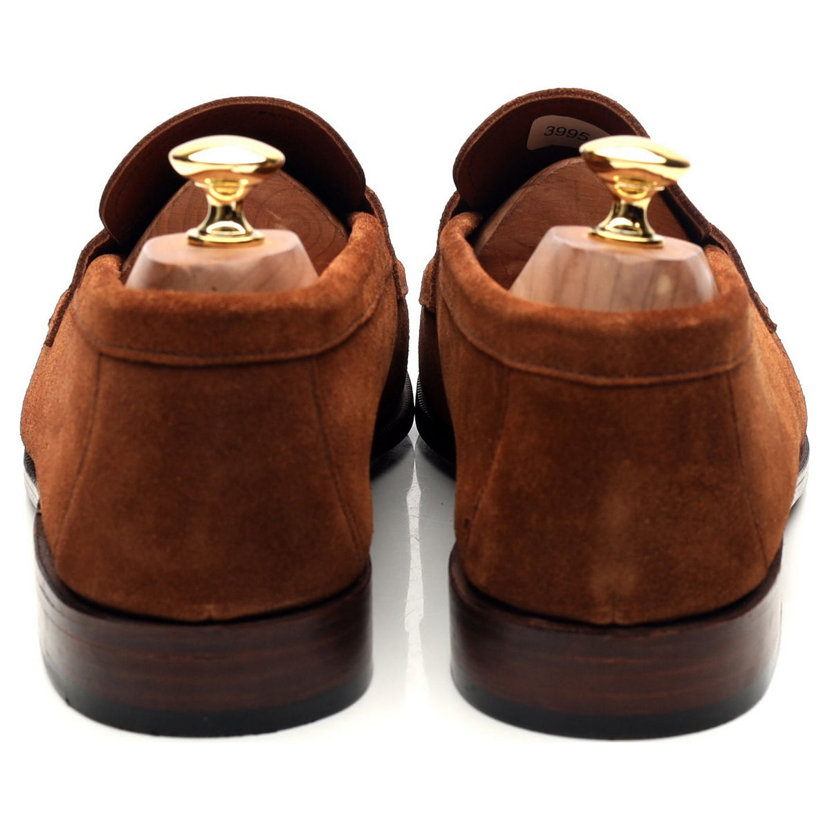 &#39;Manhattan&#39; Snuff Brown Suede Loafers UK 10 E