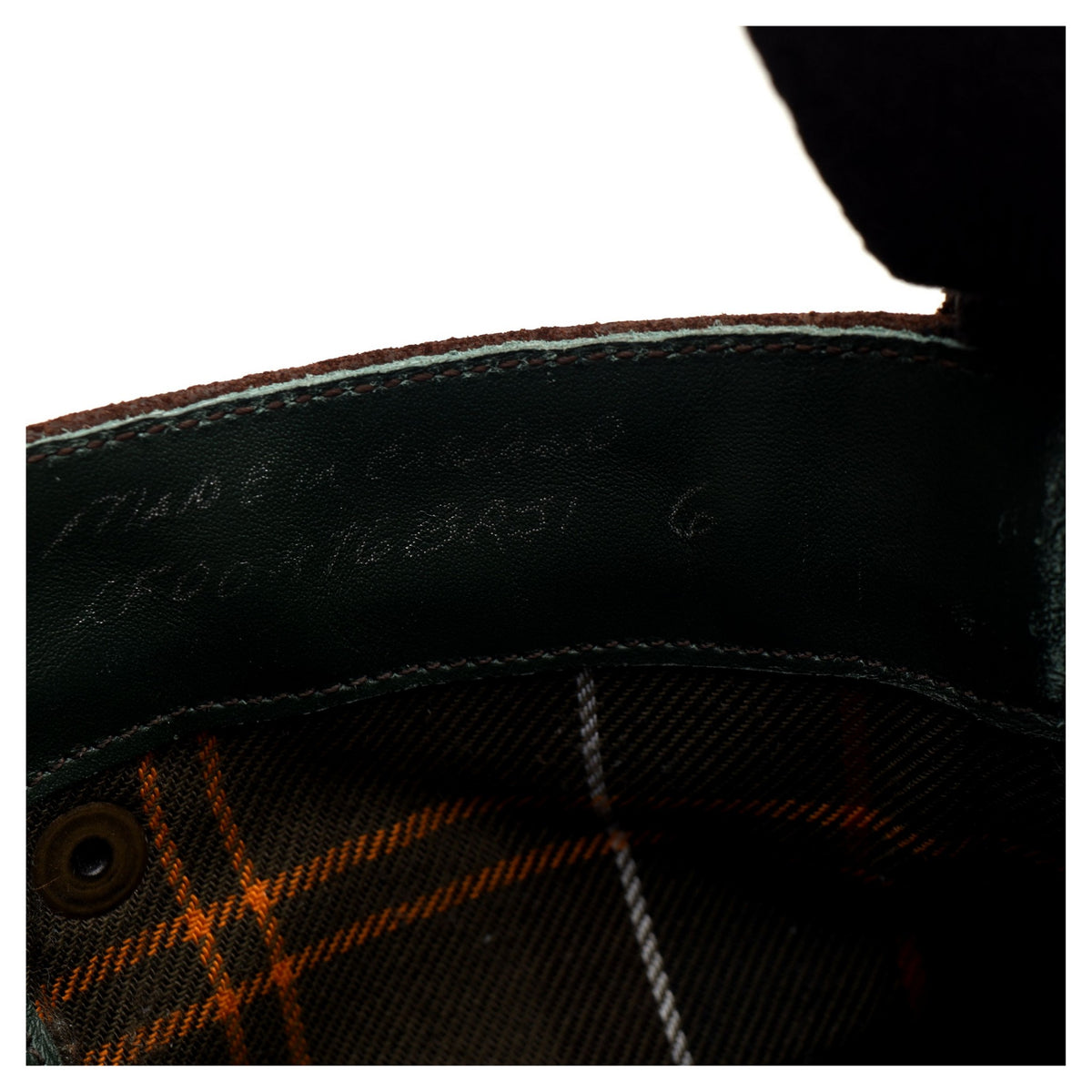 Barbour Dark Brown Waxed Suede Boots UK 6 F