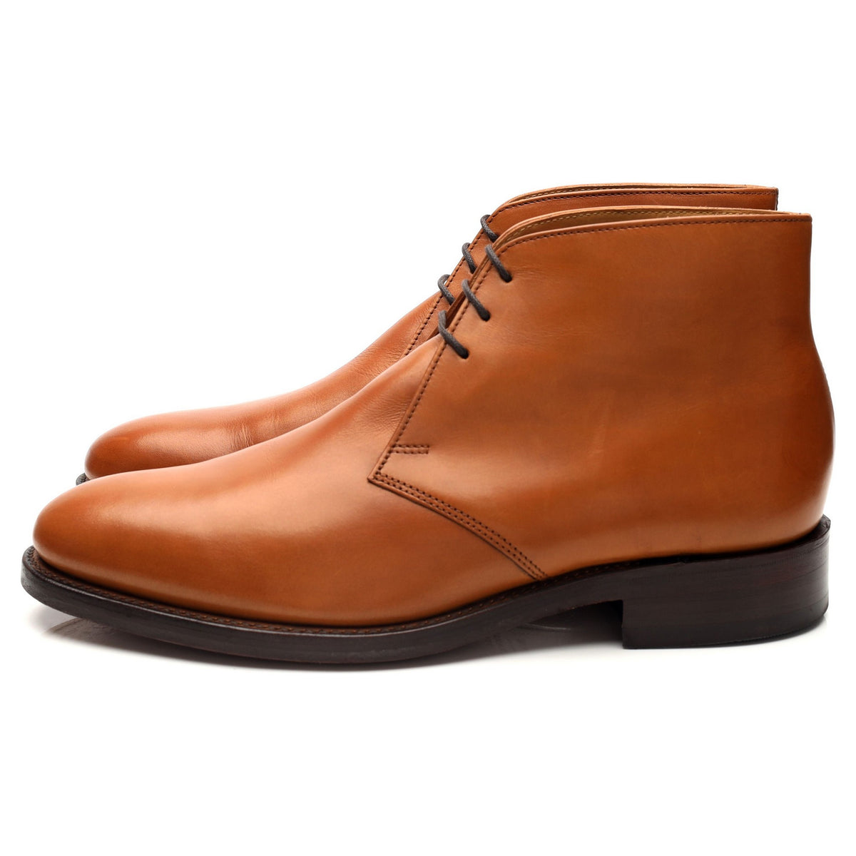 Charles Tyrwhitt &#39;Tang&#39; Tan Brown Leather Chukka Boots UK 7.5 G