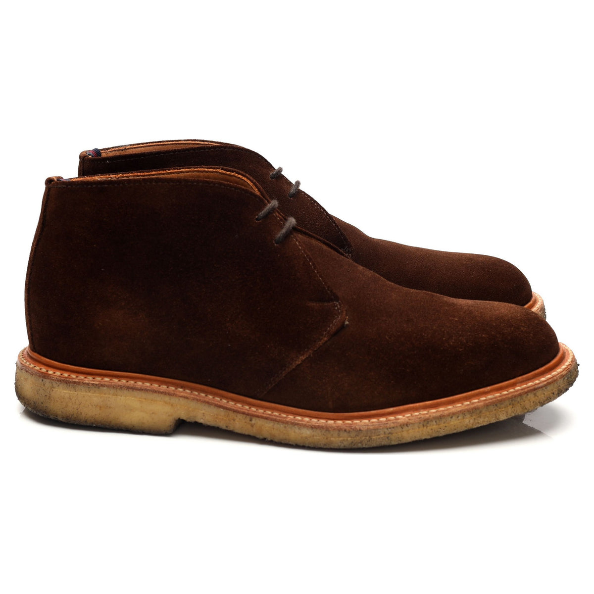 &#39;Bertie&#39; Snuff Brown Suede Chukka Boots UK 7 F