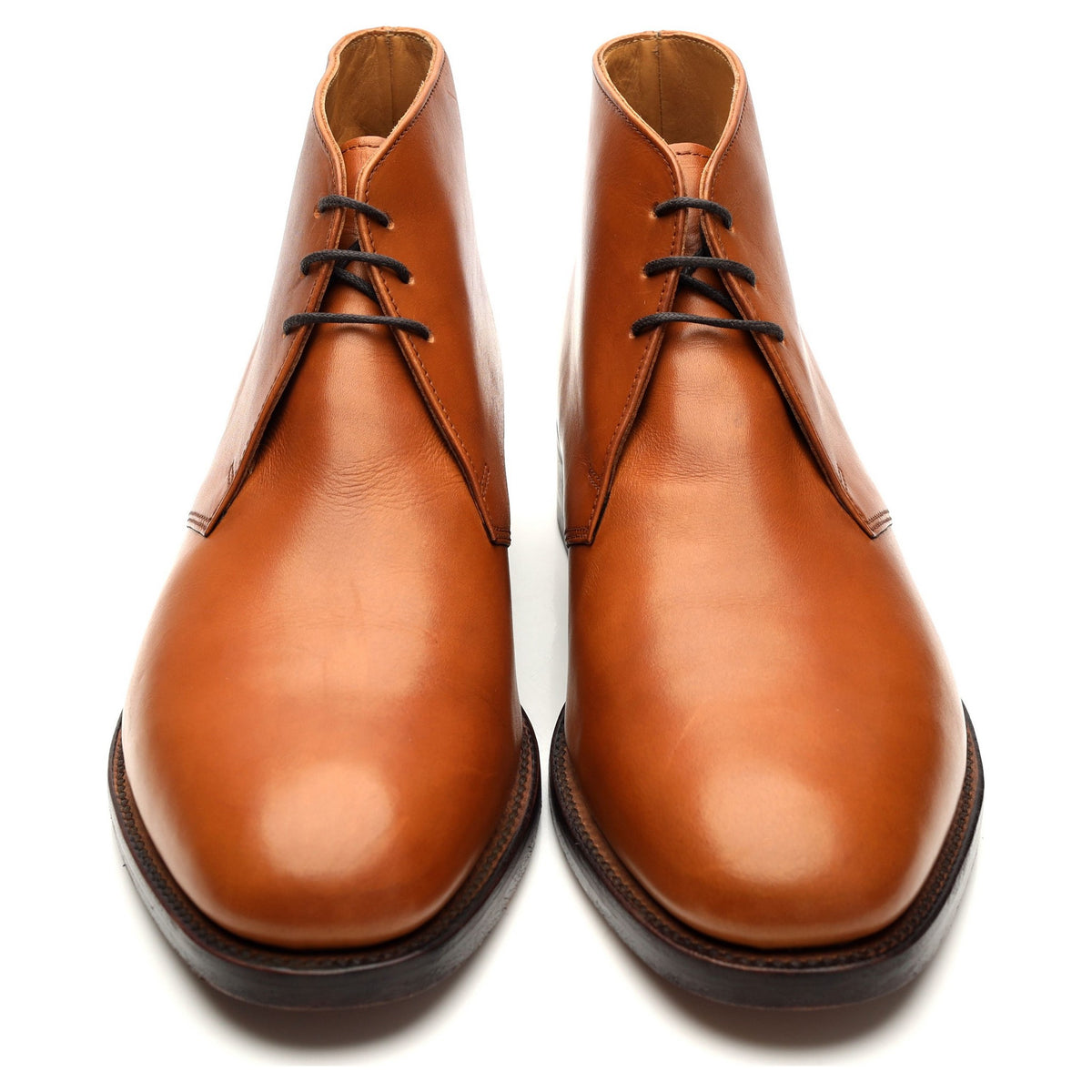 Charles Tyrwhitt &#39;Tang&#39; Tan Brown Leather Chukka Boots UK 7.5 G