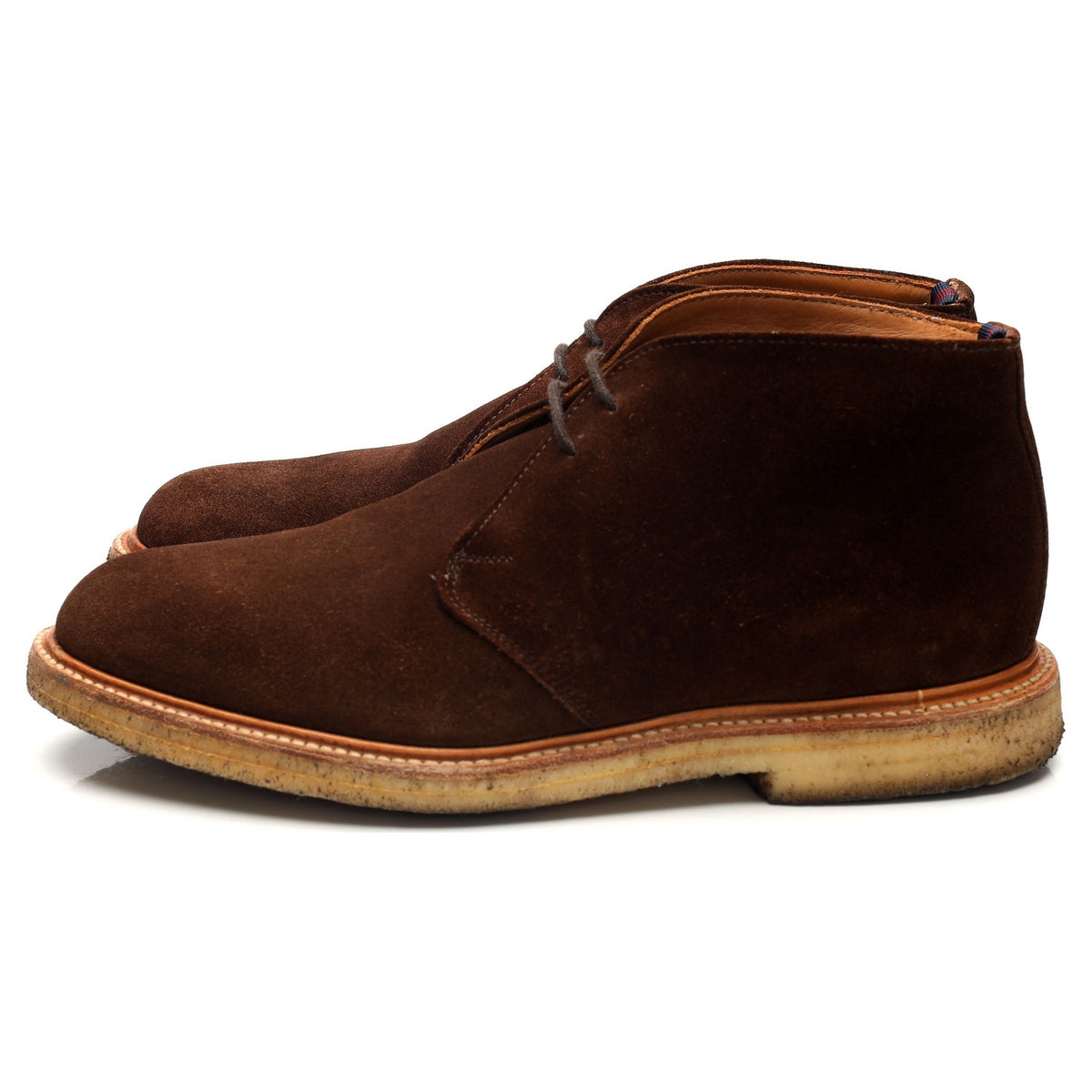 &#39;Bertie&#39; Snuff Brown Suede Chukka Boots UK 7 F