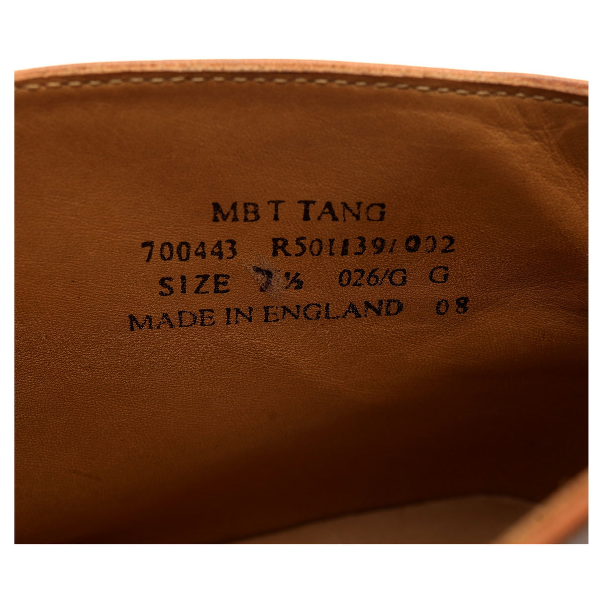 Charles Tyrwhitt &#39;Tang&#39; Tan Brown Leather Chukka Boots UK 7.5 G