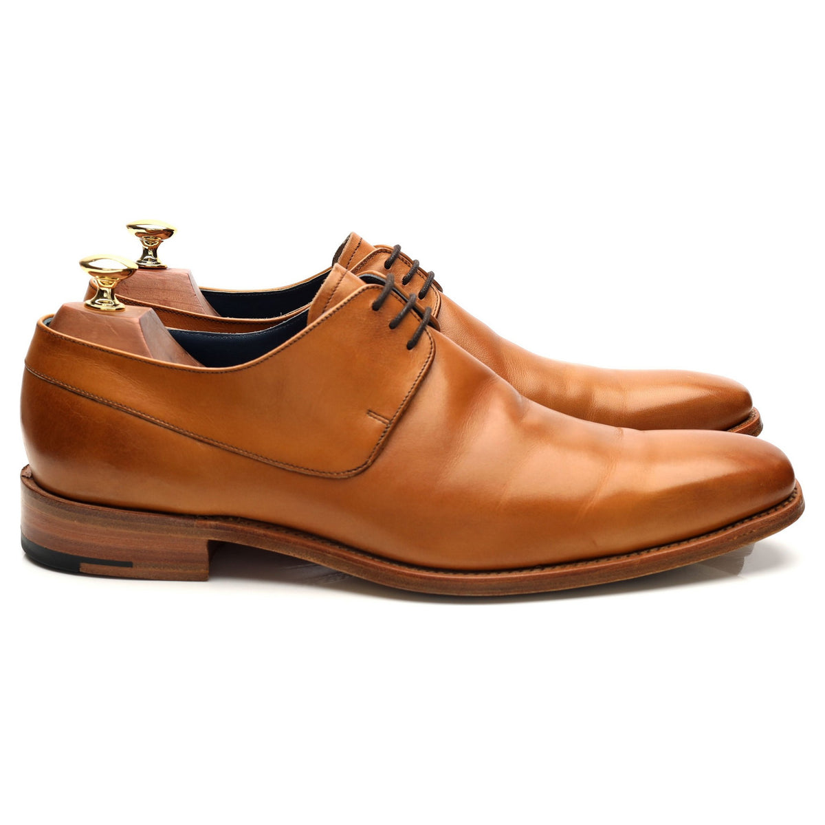&#39;Kurt&#39; Tan Brown Leather Derby UK 9 F