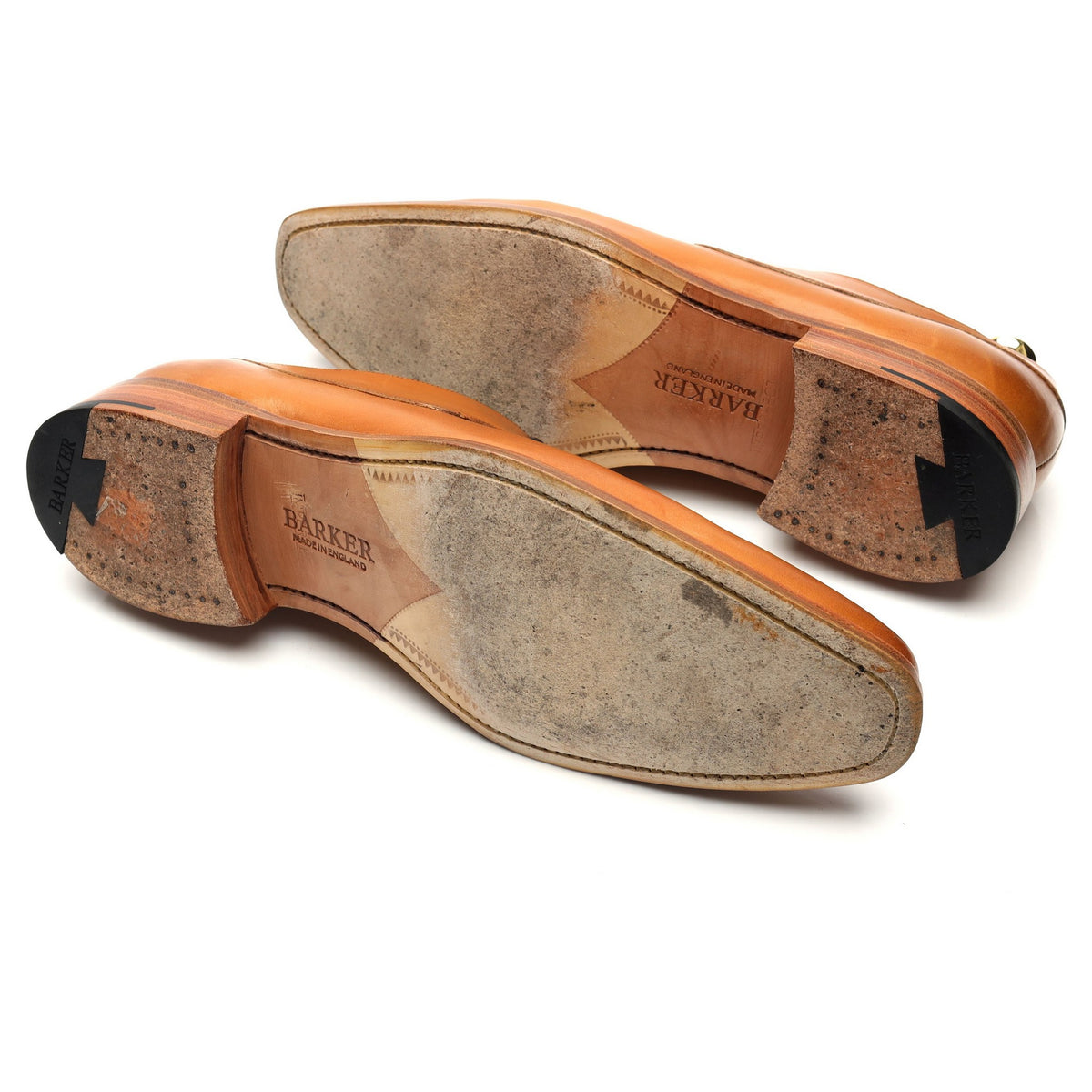&#39;Kurt&#39; Tan Brown Leather Derby UK 9 F