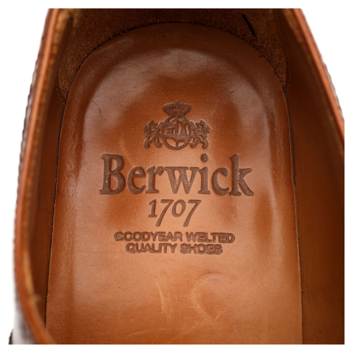 &#39;5215&#39; Tan Brown Leather Oxford Brogues UK 7.5