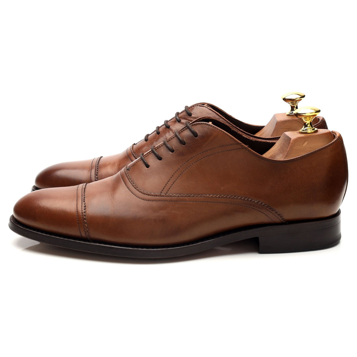 &#39;3680MU01&#39; Brown Leather Oxford UK 8 G