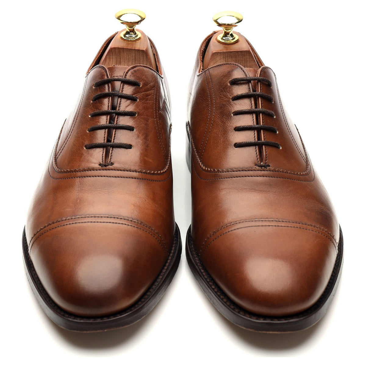 &#39;3680MU01&#39; Brown Leather Oxford UK 8 G