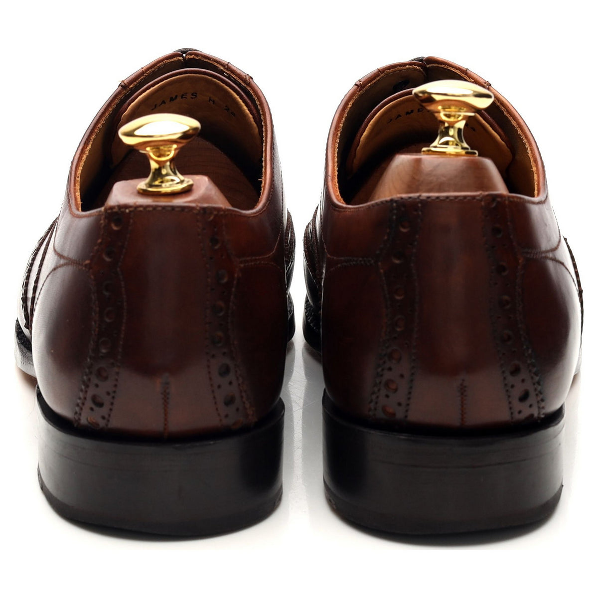 &#39;Marchwell&#39; Brown Leather Oxford Brogues UK 9 G