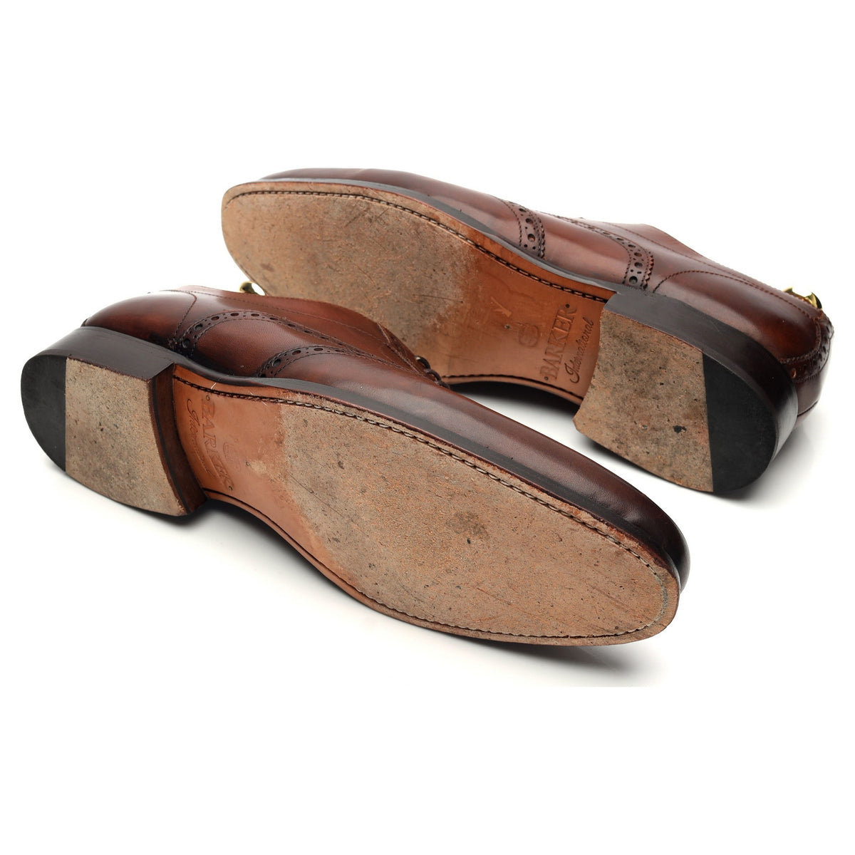 &#39;Marchwell&#39; Brown Leather Oxford Brogues UK 9 G