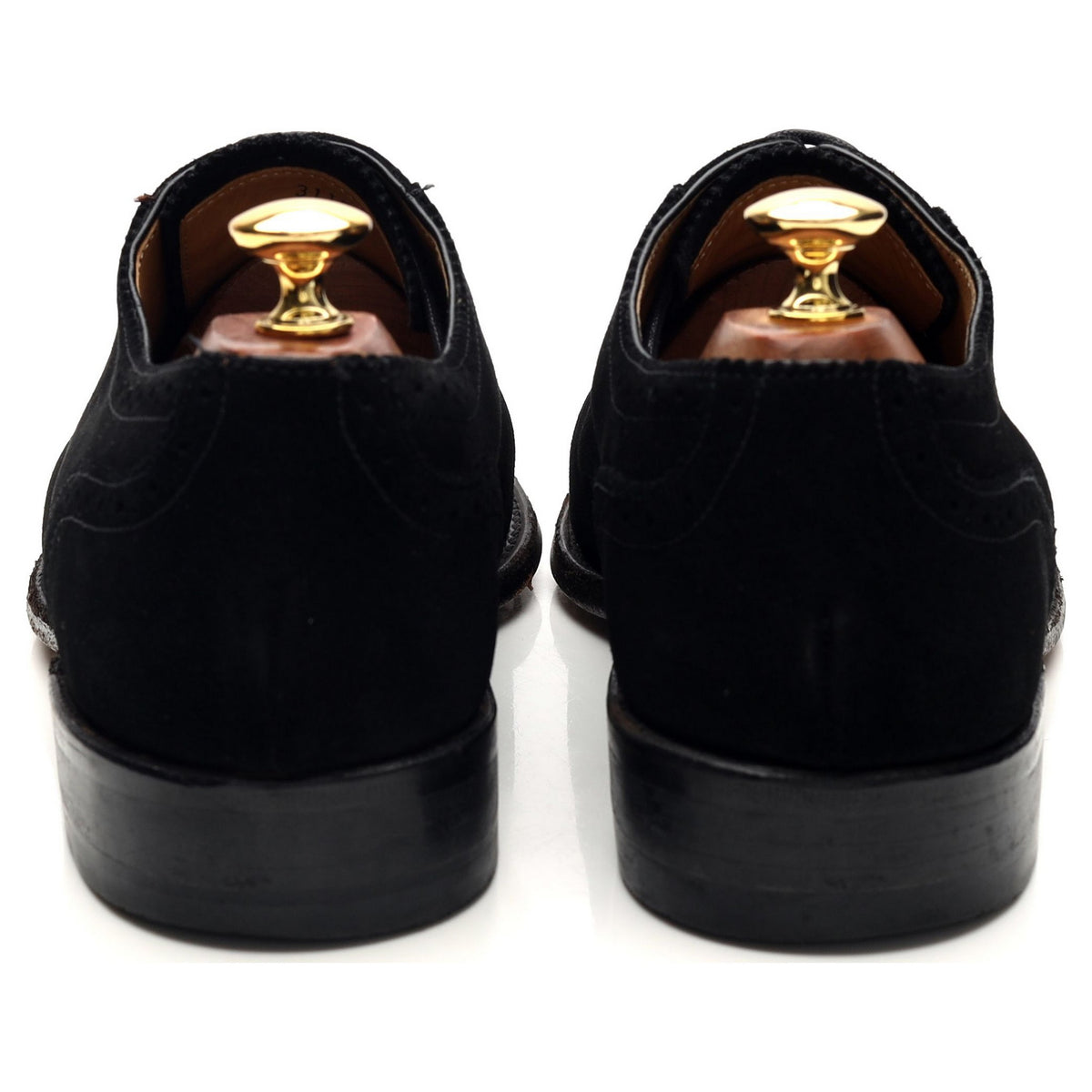 Charles Tyrwhitt Black Suede Oxford UK 9 F