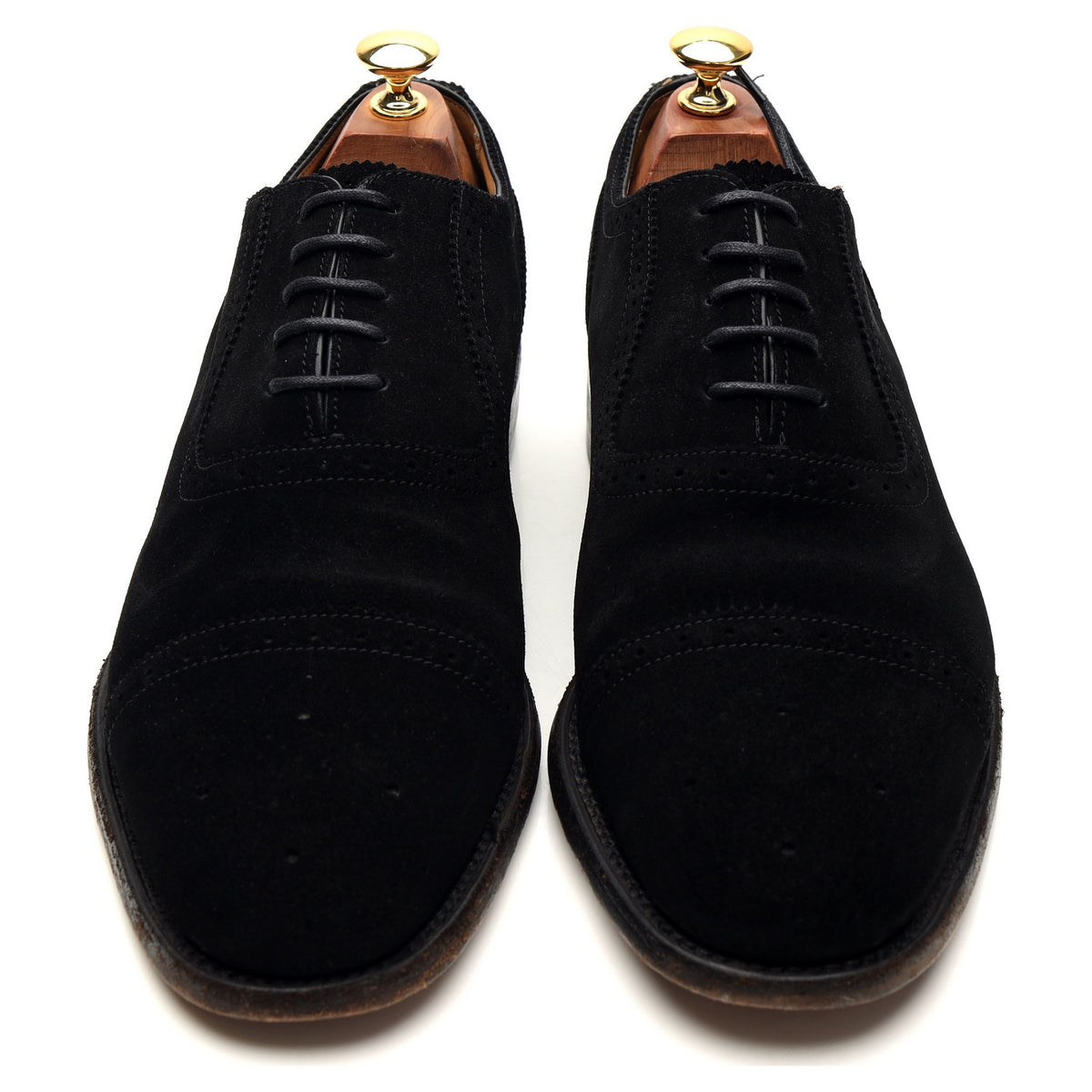 Charles Tyrwhitt Black Suede Oxford UK 9 F