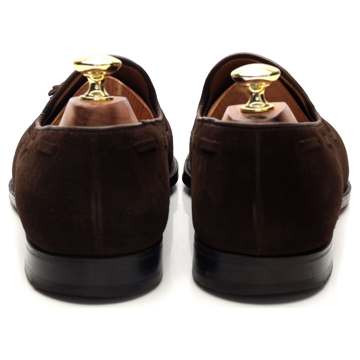 &#39;Cavendish 2&#39; Dark Brown Tassel Loafers UK 7 E